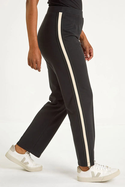 Petite Side Stripe Ponte Trouser