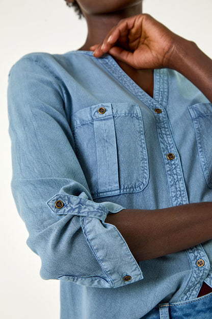 Buttoned Pocket Shirt
