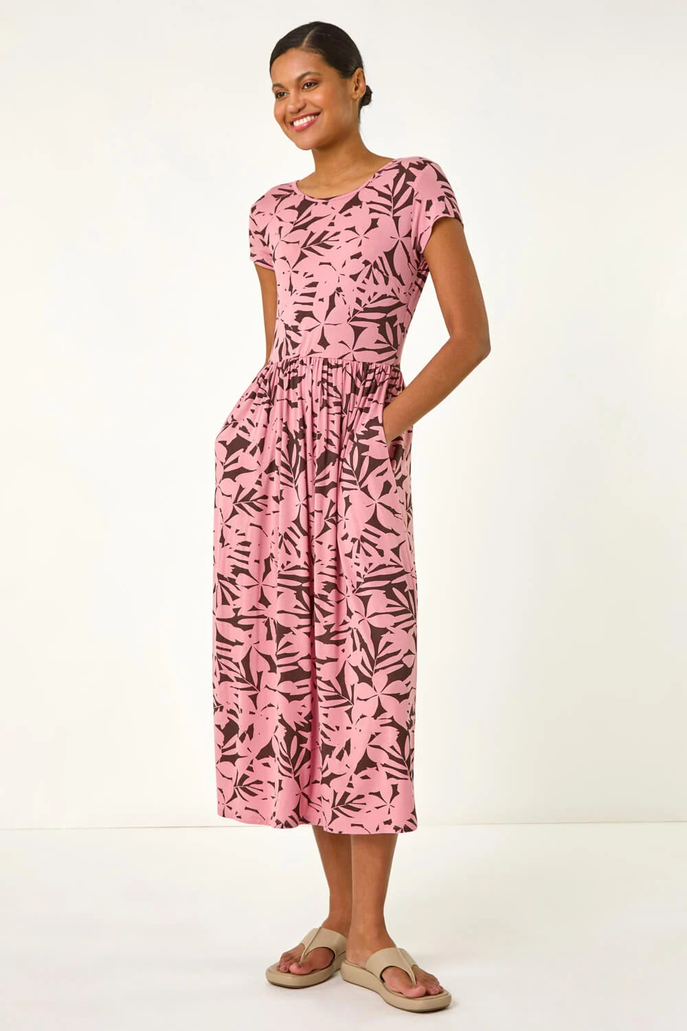 Stretch Midi Dress