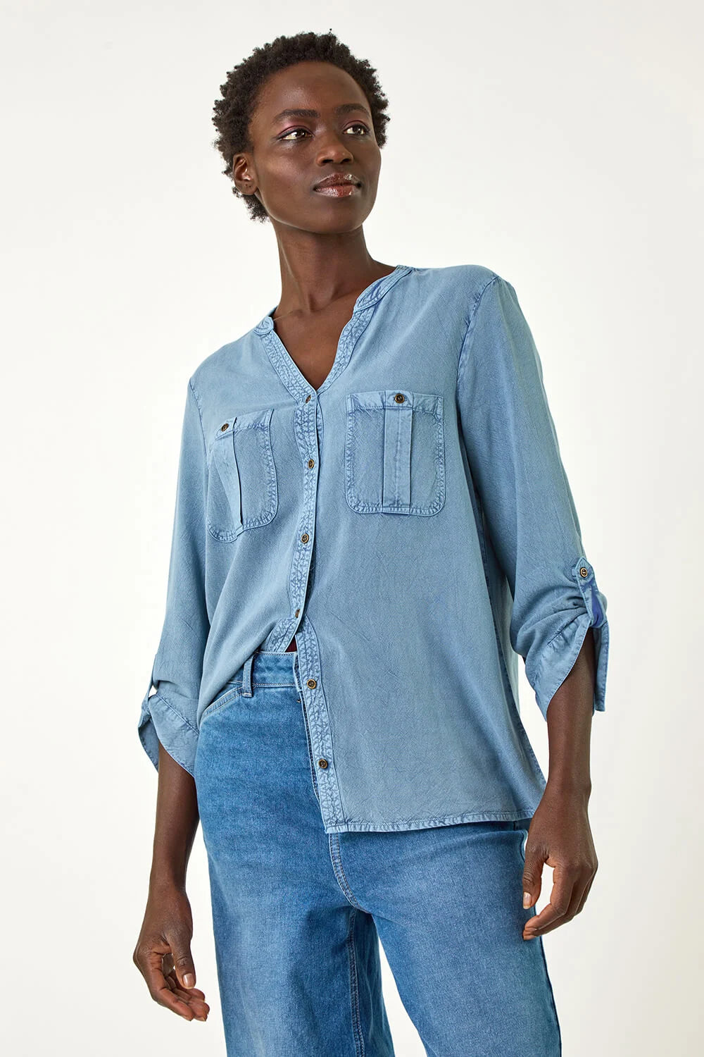 Buttoned Pocket Shirt