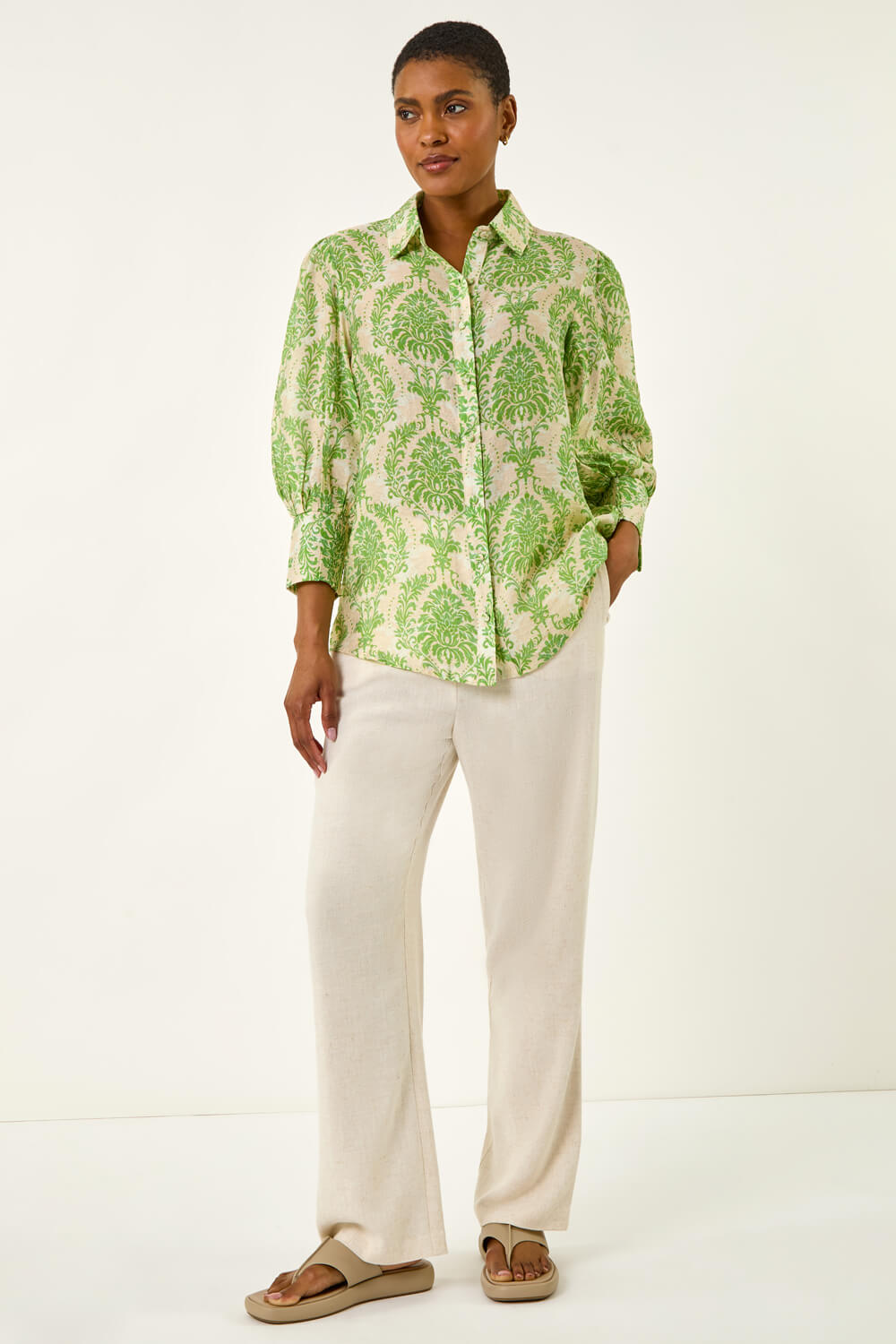 Patchwork Printed Shirt