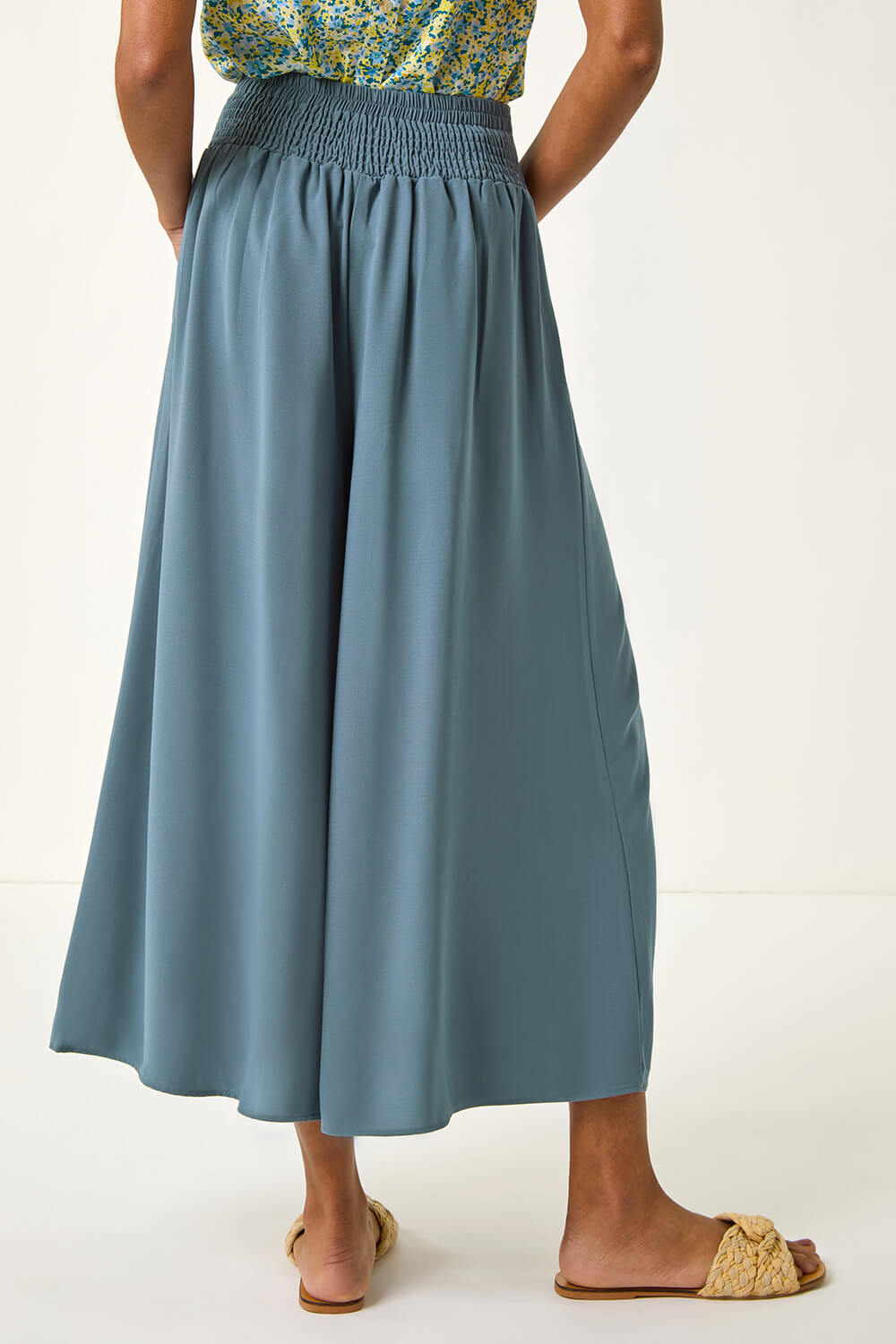 Palazzo Culotte Wide Leg Trouse