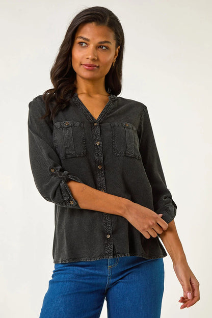 Buttoned Pocket Shirt