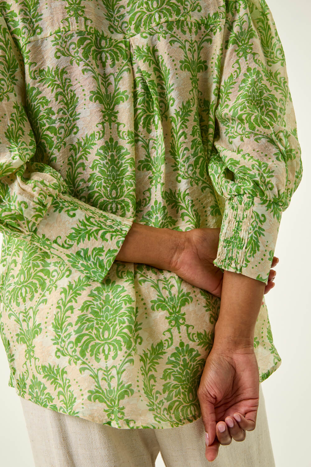 Patchwork Printed Shirt