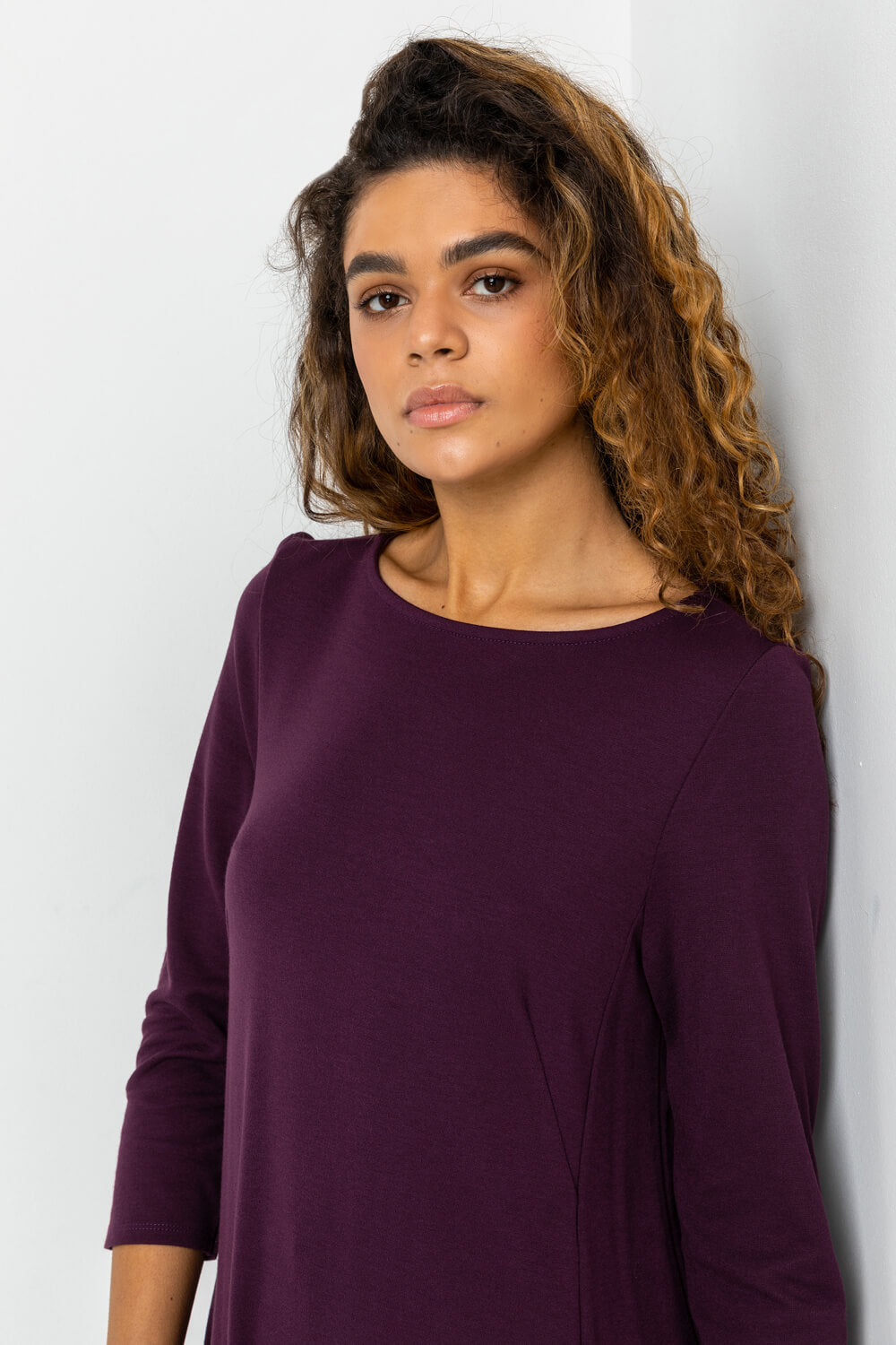 A-Line Pocket Detail Swing Dress