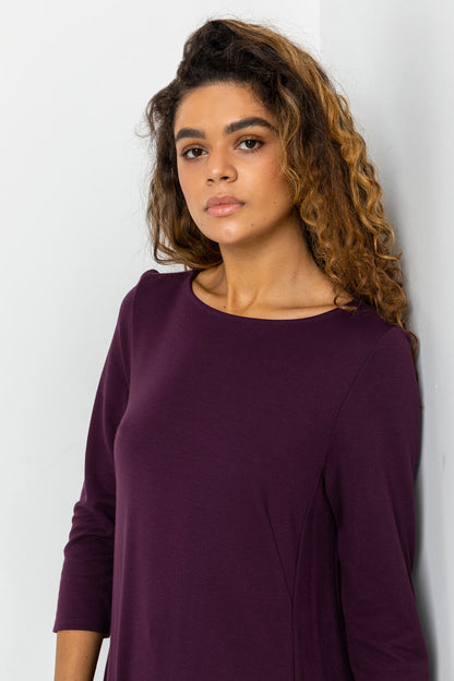 A-Line Pocket Detail Swing Dress