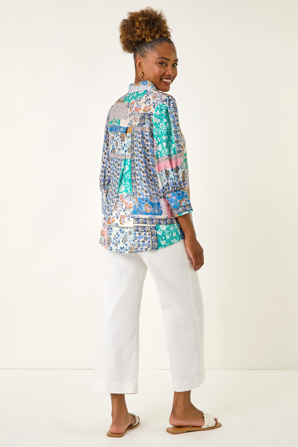 Patchwork Printed Shirt